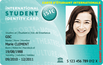 Carte internationale étudiante