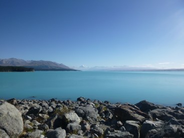 38. Le bleu du Lake Pukaki (photo non truquée)