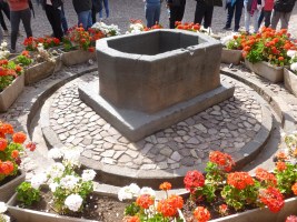 22. Au centre de la cour, le symbole du centre du monde inca du temps de cette civilisation